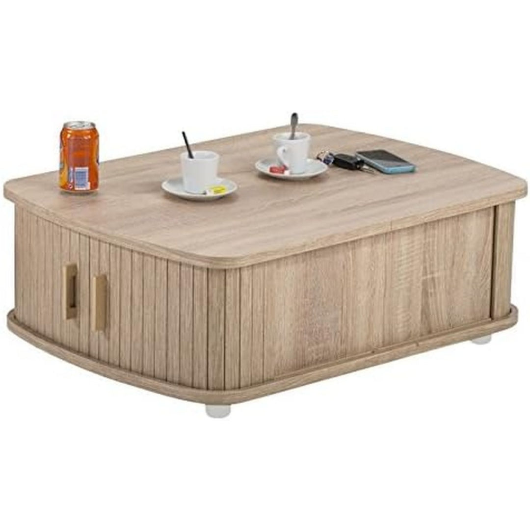 Table basse minimaliste en chene