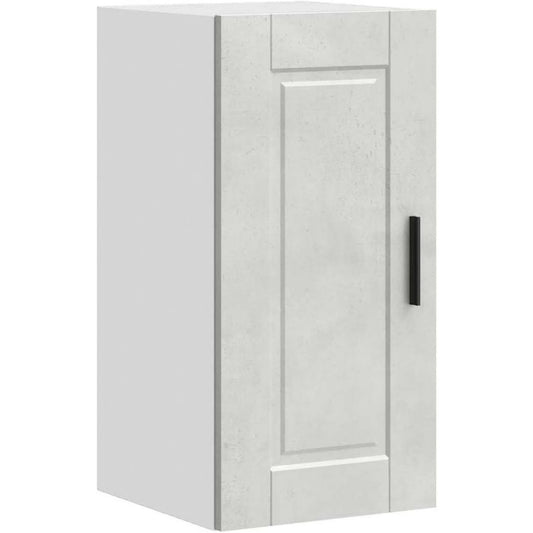 30 x 31 x 60 cm, rangement haut gris clair en bois