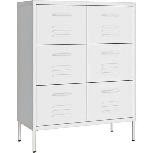 Commode avec rangement gris clair