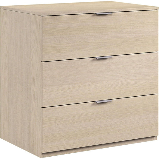 Coffre a tiroirs beige finition bois