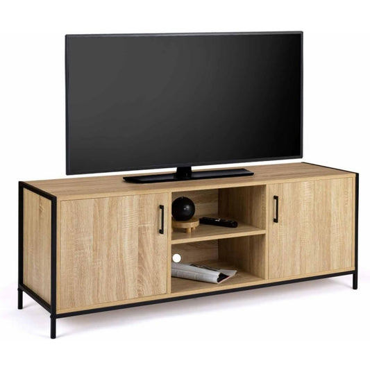 Joli meuble TV avec des pieds en metal robustes