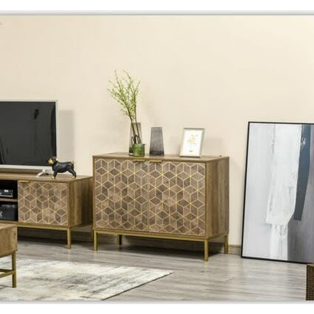 Astucieux en bois, vaisselier gris clair style moderne