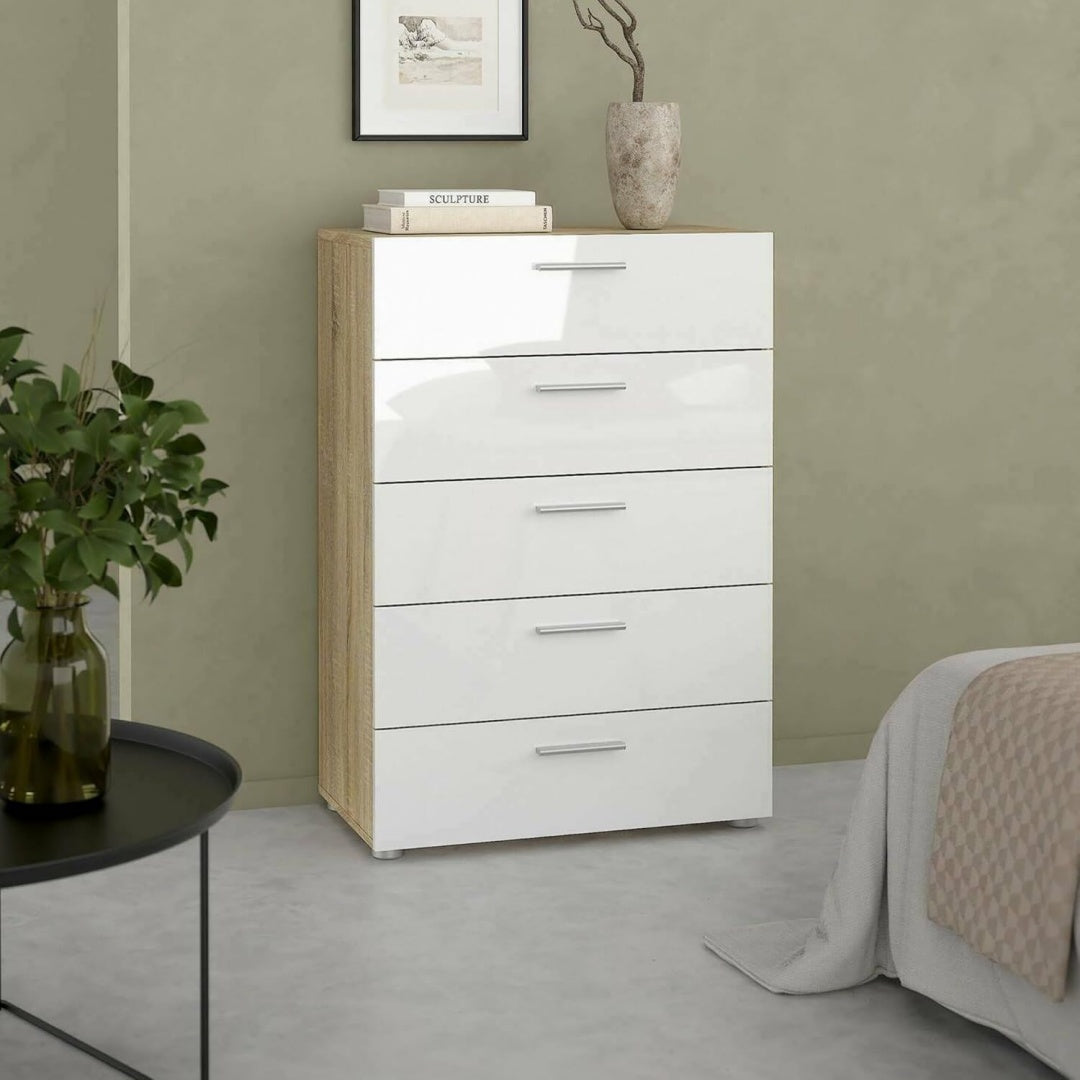 Coffre a tiroirs Grise rangement pratique