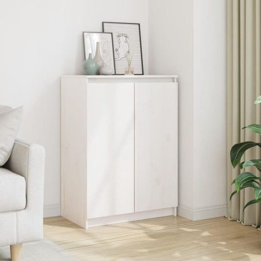 Usage bureau, meuble de rangement gris clair en bois 2 portes