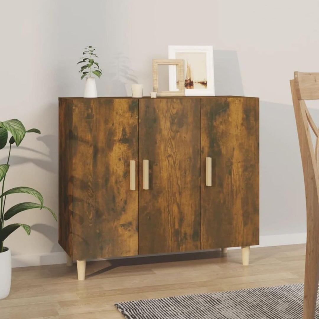 Buffet marron classique 3 portes
