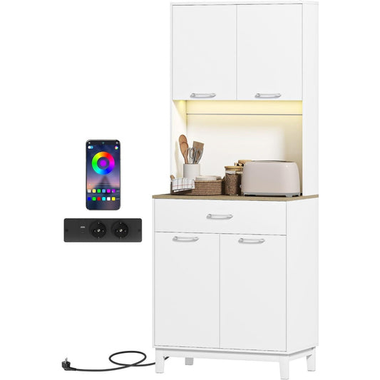 Buffet gris clair 71 cm, de belle finition