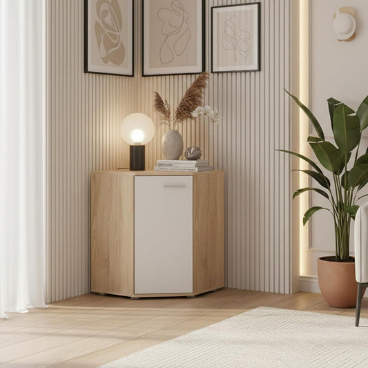 Credence marron, chene, style elegant pour la maison