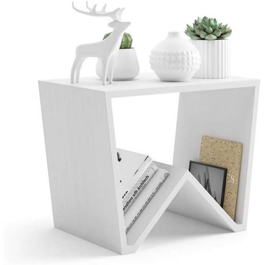 Table basse rustique gris clair