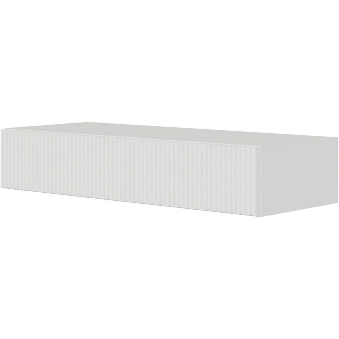 Meuble de rangement compact 35.6 cm de large gris clair