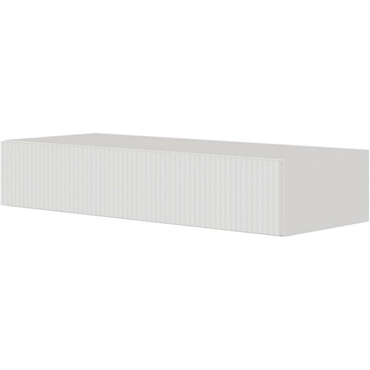 Meuble de rangement compact 35.6 cm de large gris clair