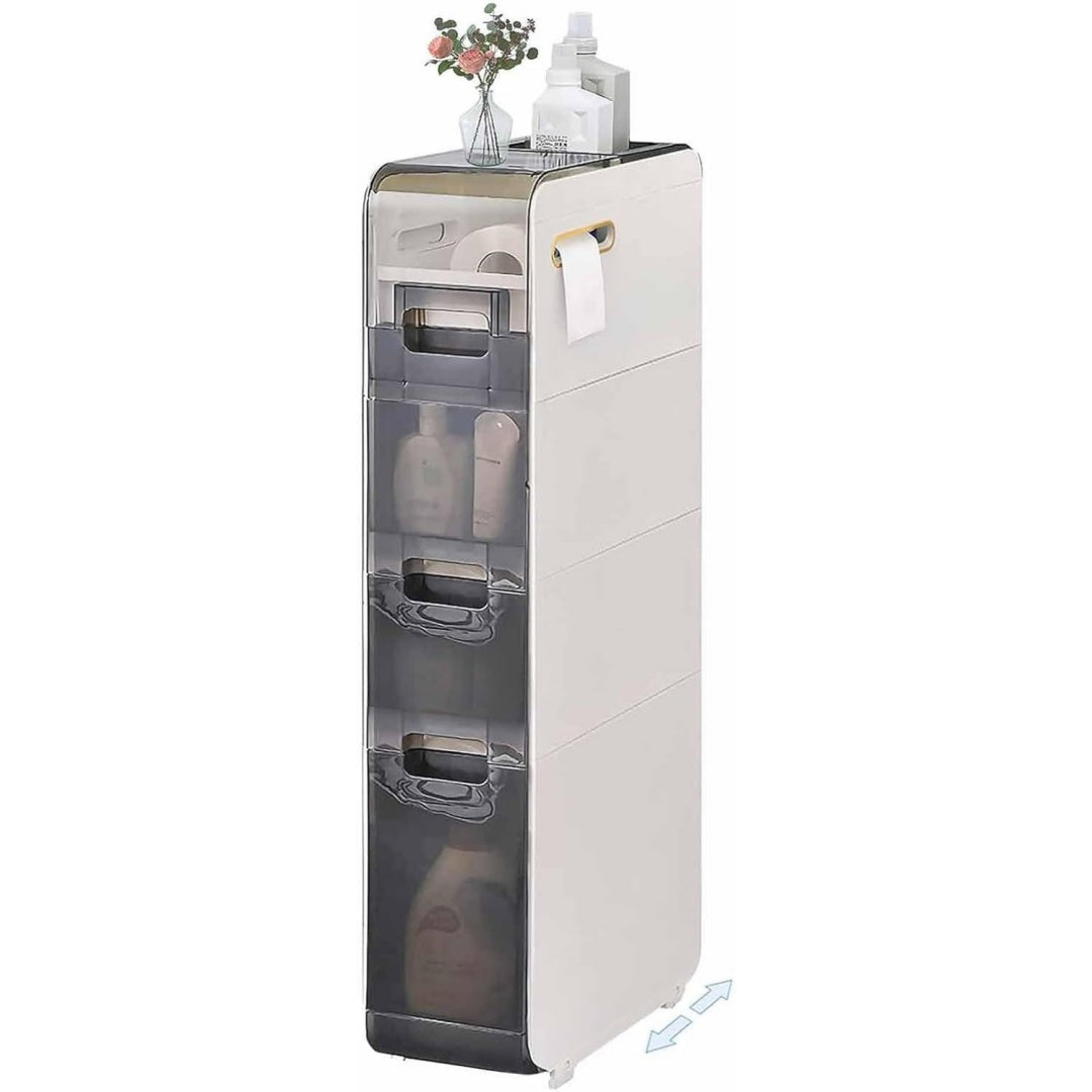 Idee cuisine, armoire haute gris en bois