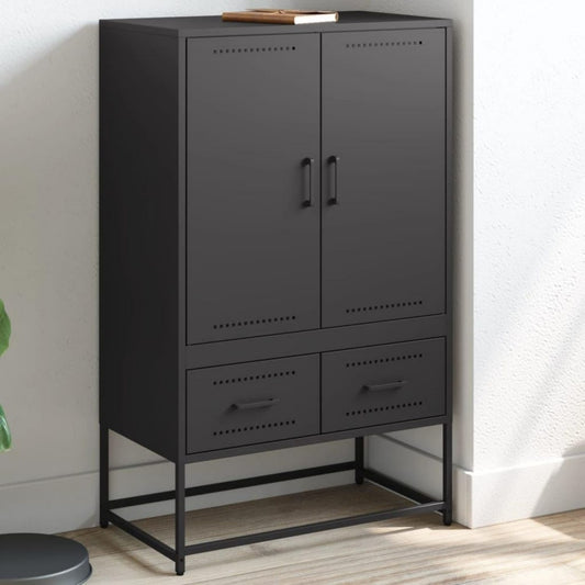 Buffet gris fonce en acier de qualite
