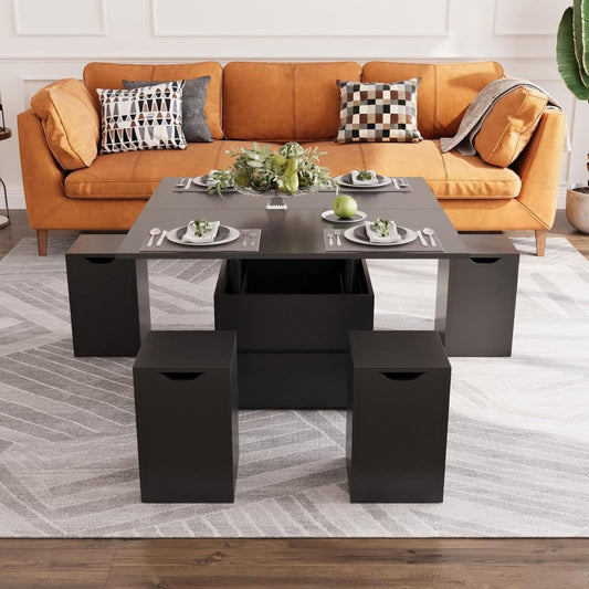 Table basse gris en acier